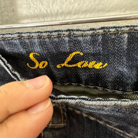 KUT From The Kloth Kate So Low Rise Boot Cut Jeans Women's Flap Pocket Size 10 - Picture 3 of 13